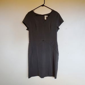 Emma & Michele little black pleated dress